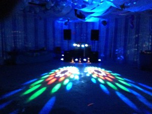 Lighting up the dance floor